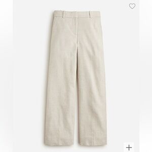 Jcrew Tall Sydney pant in stretch linen blend size 12T